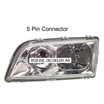 HOVEDLAMPE S/V40 98-04 DOBBELREFLEKTOR  venstre side  5pin