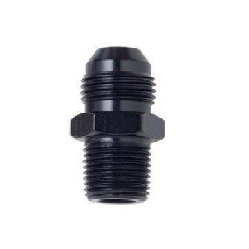 AN6 X 12MM X 1.5 MALE ADAPTER-WEBER BLACK