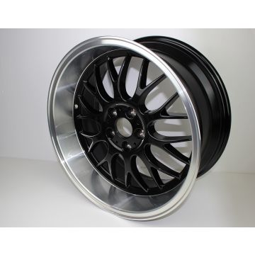 FELG  DTM LOOK 8,5"X18  5x108 ET6 Sort Polish pris stk.