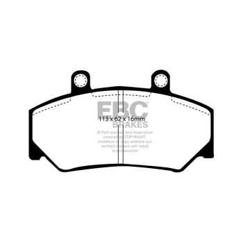 Bremsekloss sats foran 700/900 Bendix  EBC Greenstuff