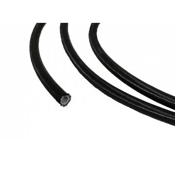 AN6 Nylon omspunnet AN PTFE slange pris pr. 50 cm.
