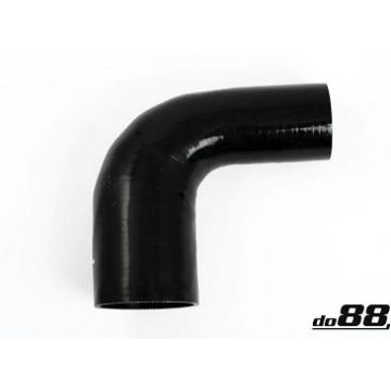 SILIKONSLANGE SVART 90 GRADER 3-4" (76-102MM)