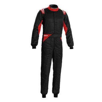 KJØREDRESS SPARCO SPRINT 22 SVART/RØD FIA STR 52