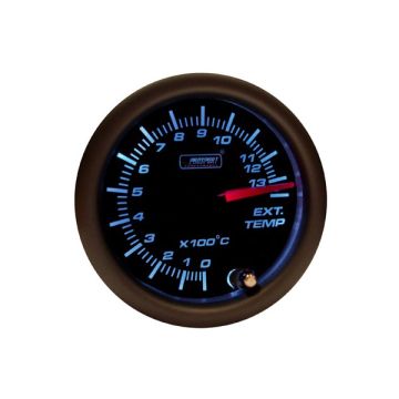 PROSPORT-M 52MM EXHAUSTTEMPGAUGE SMOKE 7-COLOR GAUGE