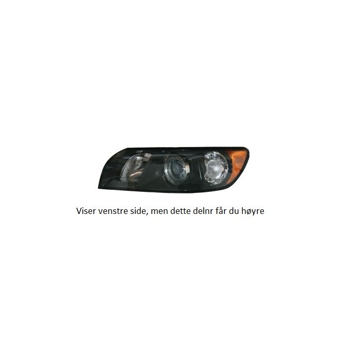 HOVEDLAMPE VOLVO S/V50 2004-2007 HØYRE MAN.JUST SOT