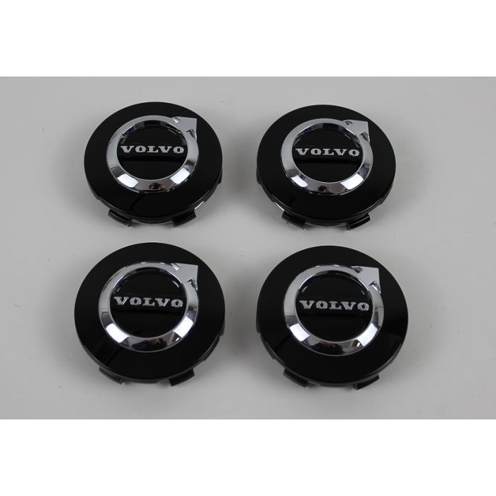 Senterkopp Volvo Mange Modeller D:64mm. Svart Sett 4stk