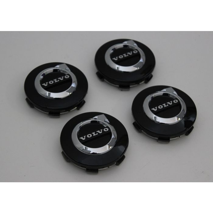 Senterkopp Volvo Mange Modeller D:64mm. Svart Sett 4stk