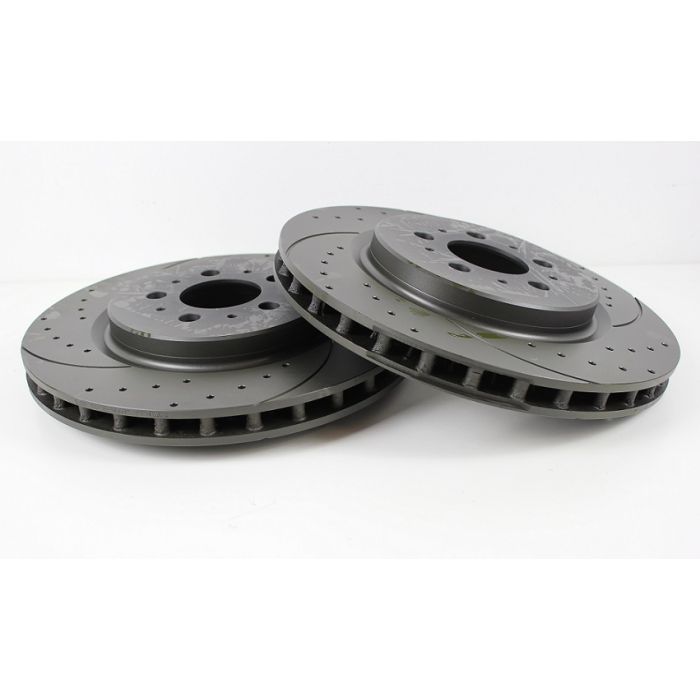BREMSESKIVE BAK SLISSA/BORRET GRAPHITE TIL VOLVO S60R,V70R