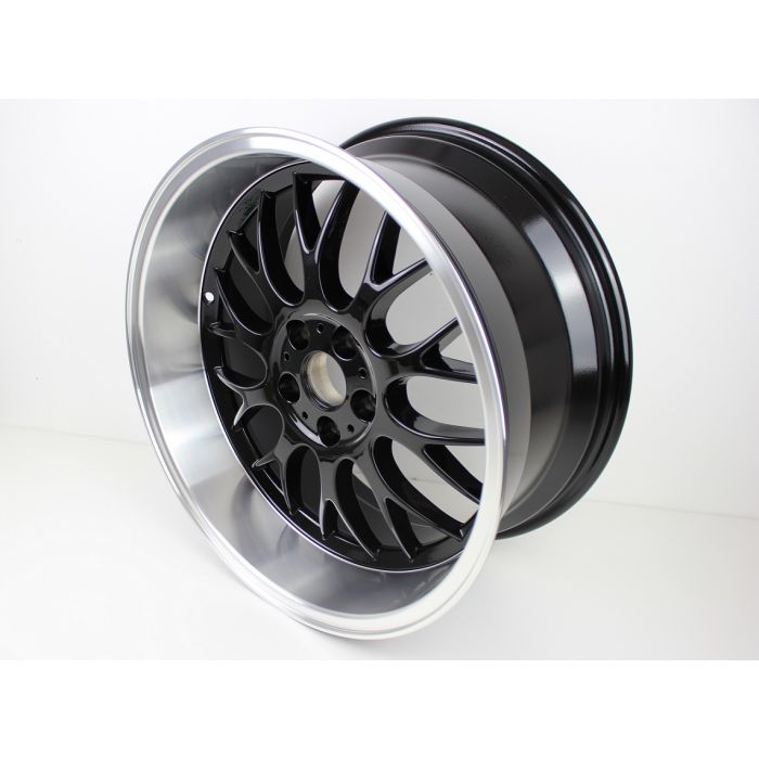 FELG  DTM LOOK 8,5"X18  5x108 ET6 Sort Polish pris stk.