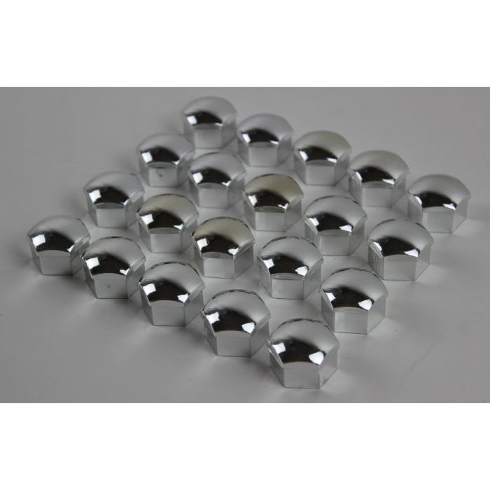 HJULMUTTER PYNTEKOPP CROM 19MM 20STK