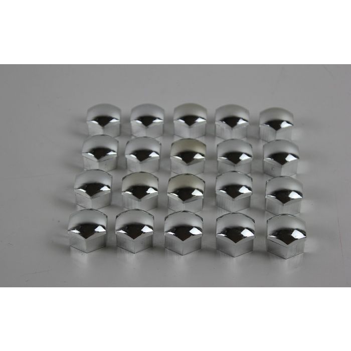 HJULMUTTER PYNTEKOPP CROM 19MM 20STK