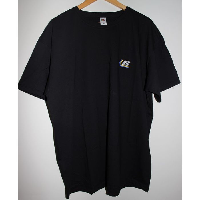 T-Skjorte R-sport  sort m/merke, medium,solid type