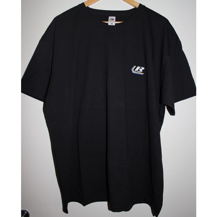 T-Skjorte R-sport  sort m/merke, medium,solid type