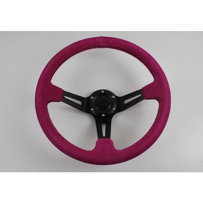 Ratt rosa mocca m/svarte eker 345mm/90mm dyp.