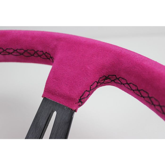 Ratt rosa mocca m/svarte eker 345mm/90mm dyp.
