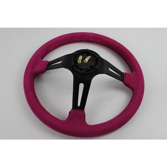 Ratt rosa mocca m/svarte eker 345mm/90mm dyp.