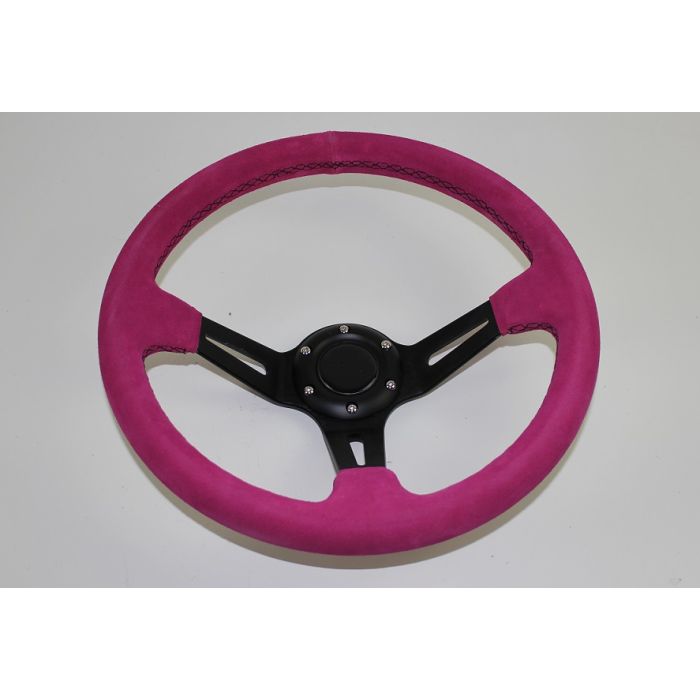 Ratt rosa mocca m/svarte eker 345mm/90mm dyp.