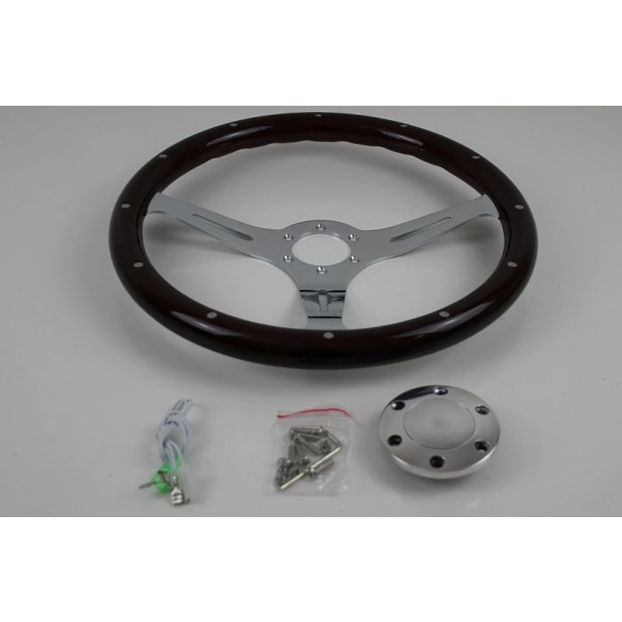 Ratt  "tre"ratt m/blanke eker  380mm 45mm dyp