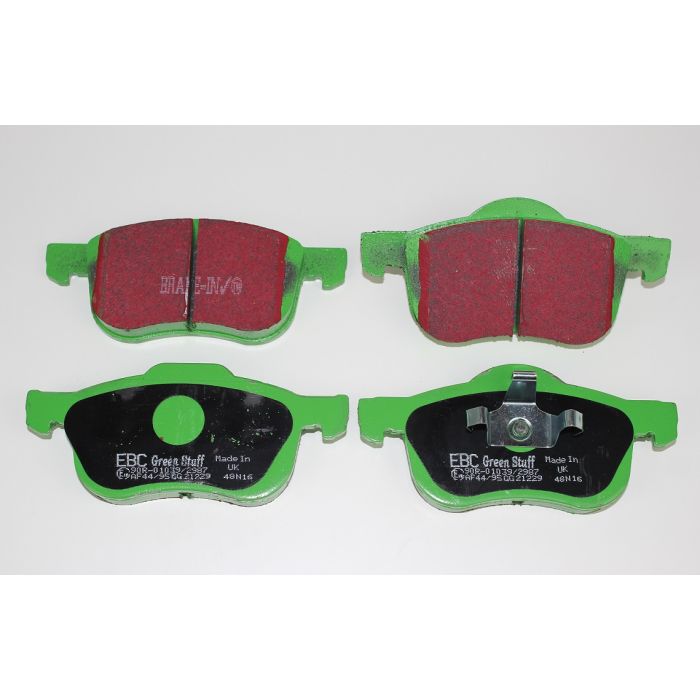 Bremsekloss sats foran Volvo S60, S80, V70, XC70 EBC Greenstuff