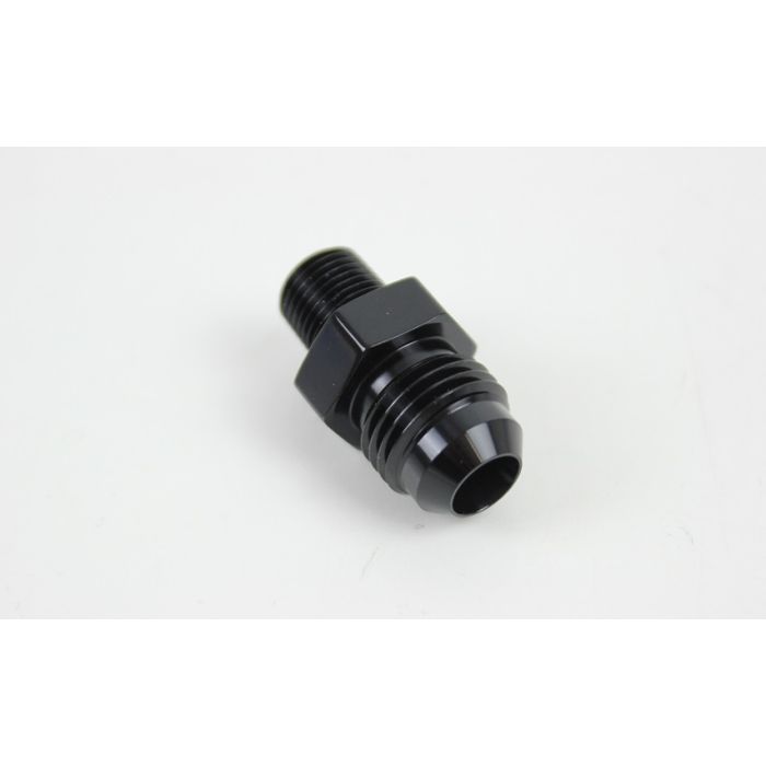 AN6 til 1/8 NPT (han-han) Svart, inv.diam.4,25mm