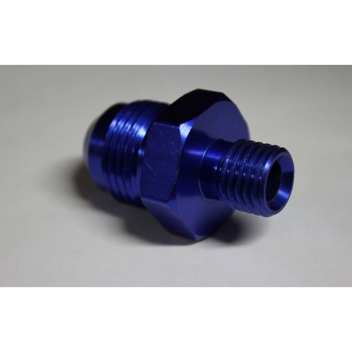 AN-NIPPEL M12 X 1,5 TIL AN8 BLÅ.