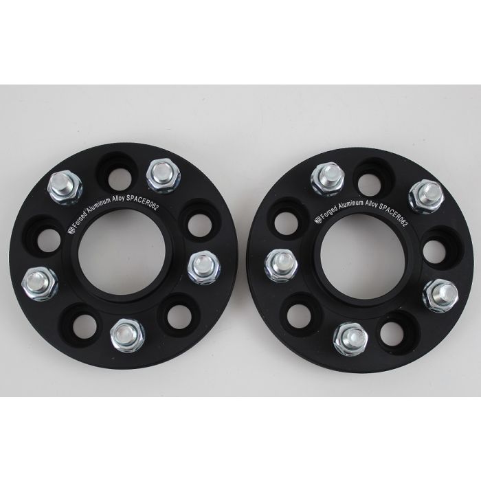 Spacersats for 2 hjul 25mm pr.side 1/2" gjenger