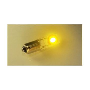 X-D LIGHT BA9S 2SMD LED WITH CANBUS RESISTOR - LEMON YELLOW - PAIR