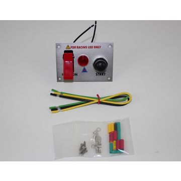 X-D LIGHT SECURITY SWITCH WITH TRANSPARENT CAP RED WITH RED LED
