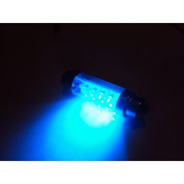 X-D LIGHT DOMELIGHT 44MM 8-LED BLUE - PAIR